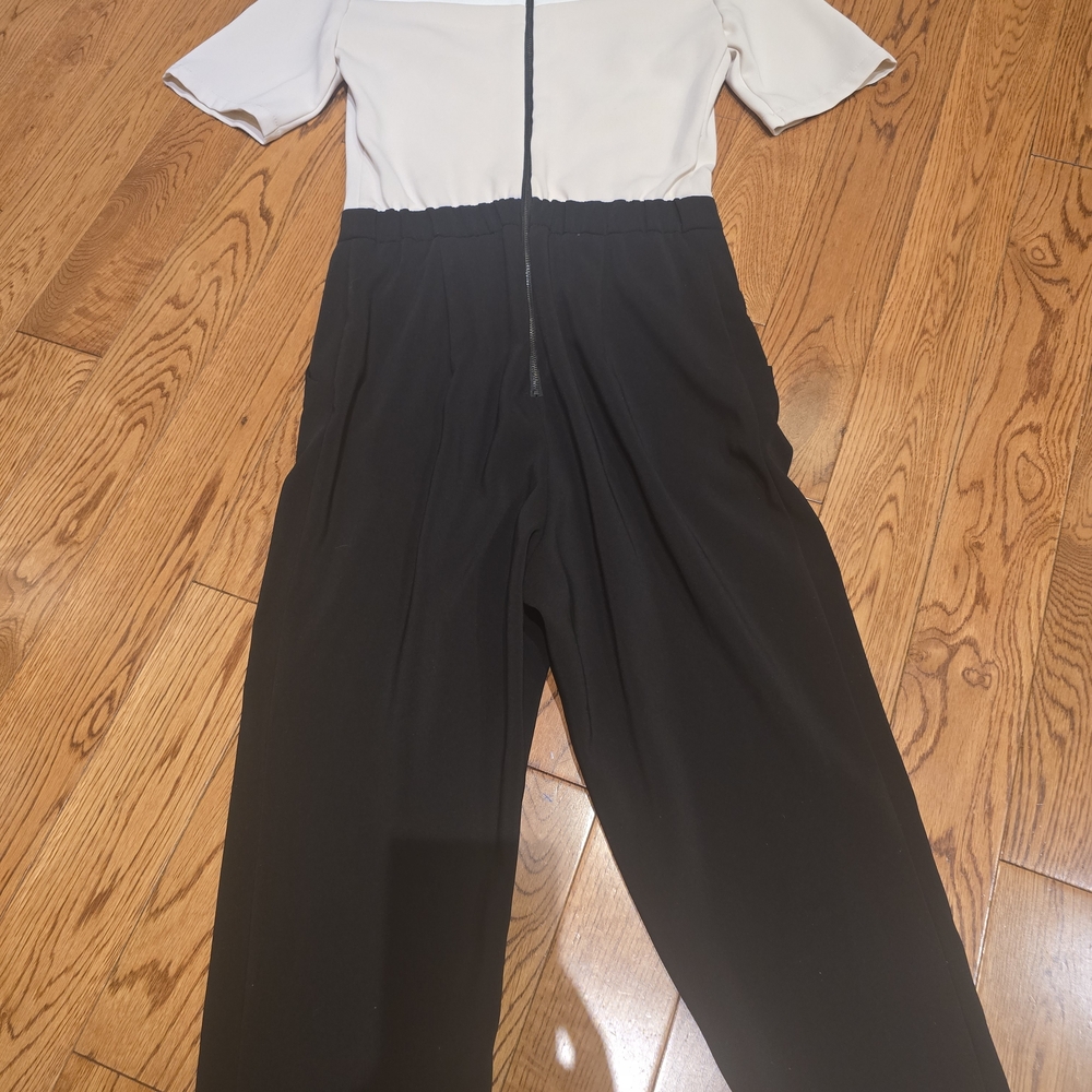 Black and White Women's Jumpsuit